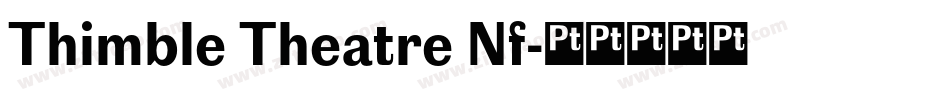 Thimble Theatre Nf字体转换
